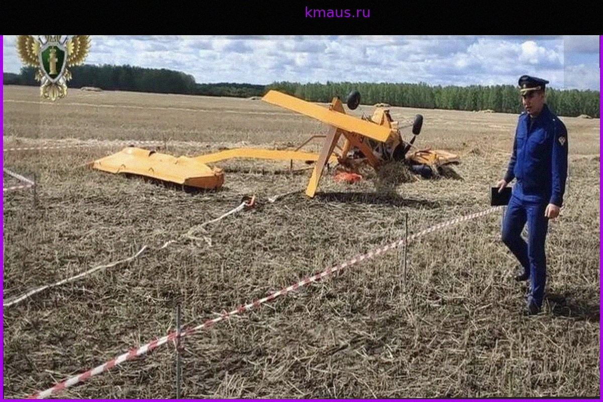 Названа вероятная причина крушения самолета в Омской области